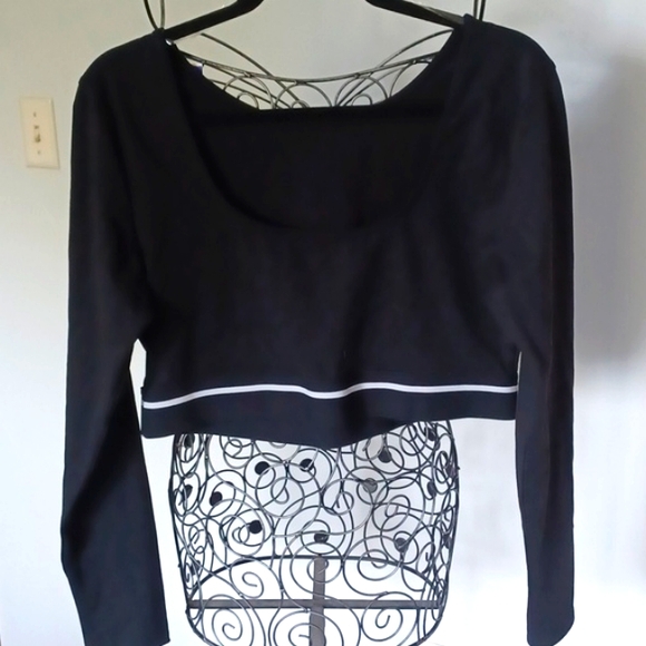 NWT JoyLab set: high-rise wide leg legging + long sleeve TEE - Picture 8 of 13